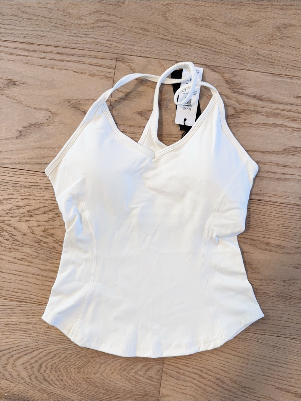 NWT 100103304 softactive y back tank snow white XS